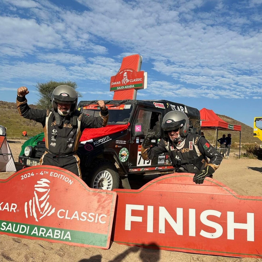 Matrax Tyres makes history at Dakar 2024